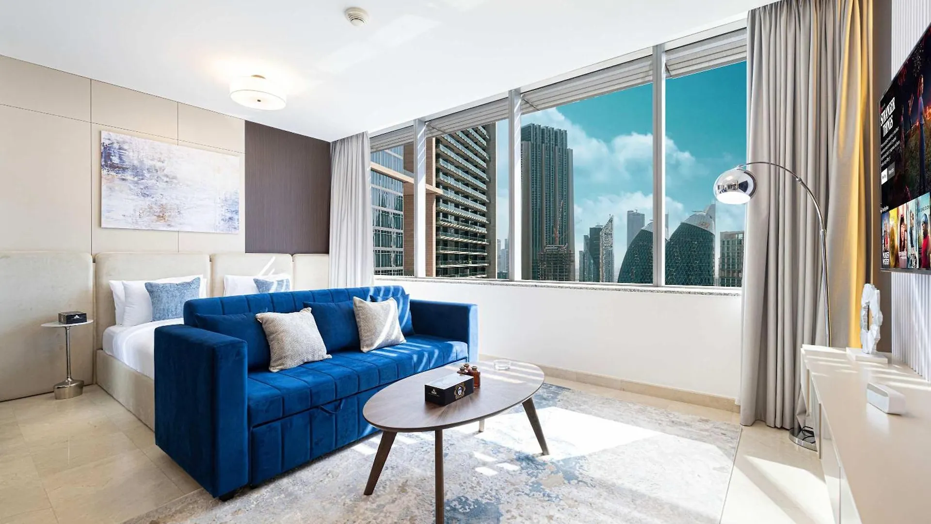 King Bed & Modern Comfort Studio In Difc Downtown Dubaï